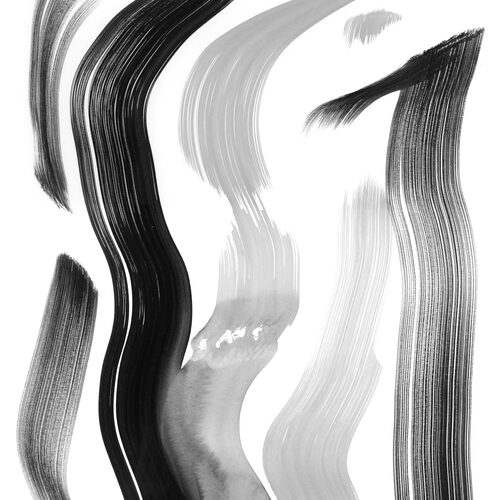 Ink brush strokes